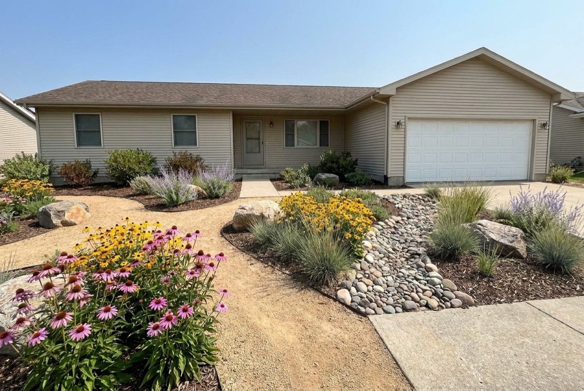 Native front yard example